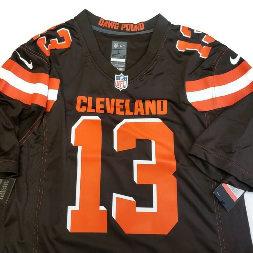 Nike Cleveland Browns Odell Beckham Jr Authentic On Field Jersey Mens Size L
